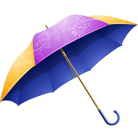 Digital Colorful Umbrella